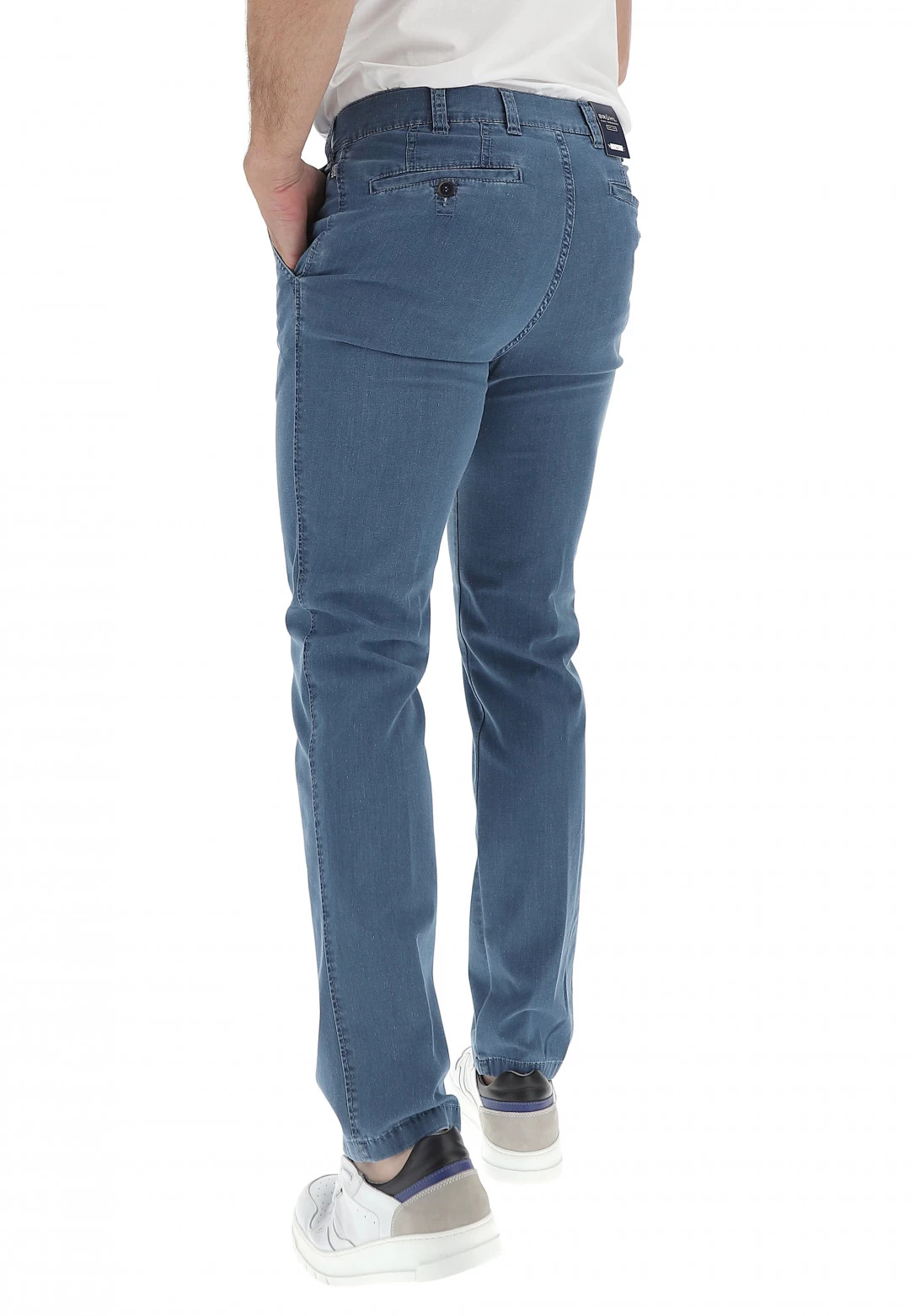 Pantalone Chino Bruhl In Denim Art.nizza 5 Pantalone Chino Bruhl In Denim Art.nizza - immagine 3