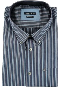 Camicia Manica Lunga Ascot Sport Comfort Fit In Cotone