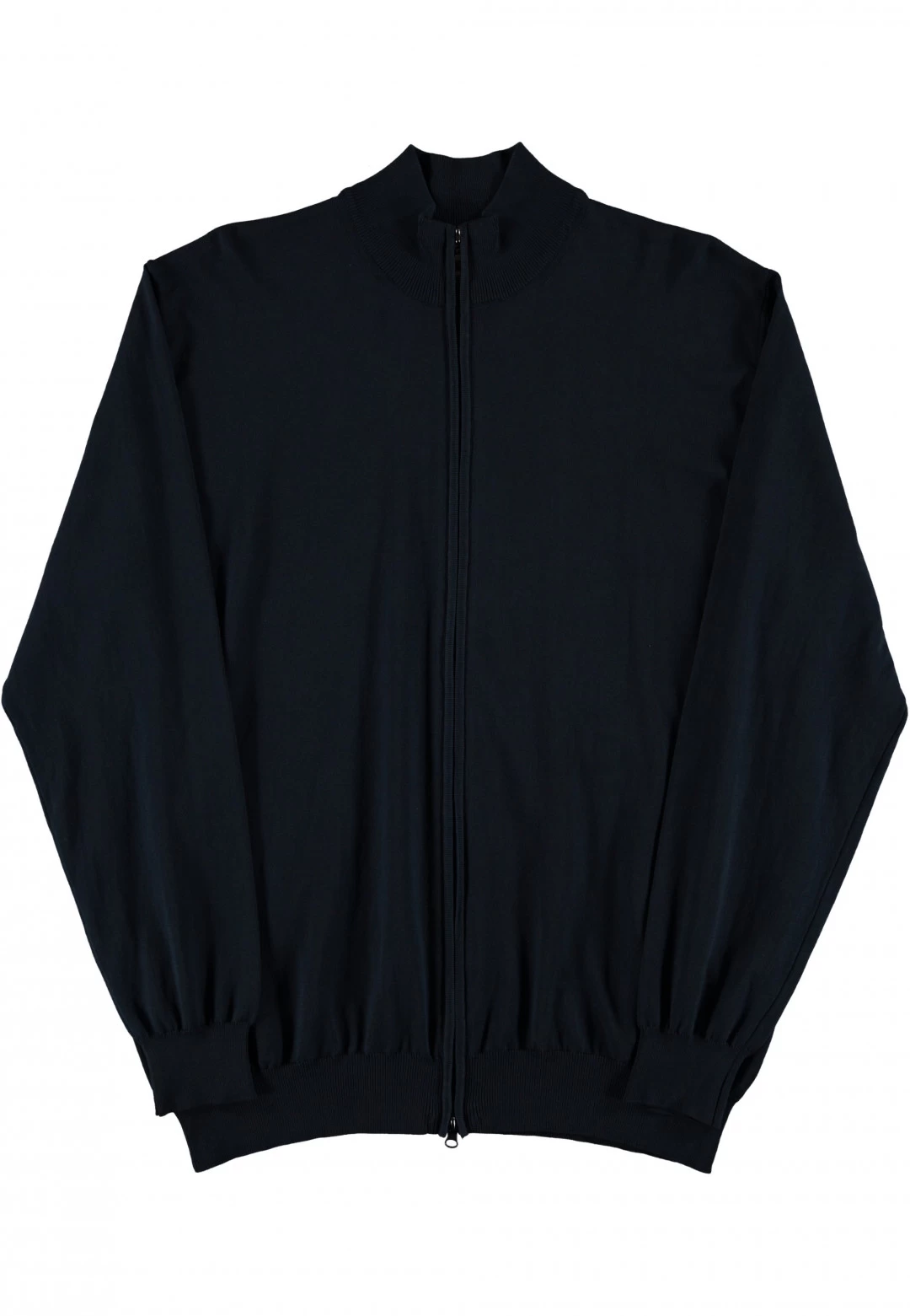 Maglia Full Zip Basic In Cotone Bottega Umbra Comfort Fit 3 Maglia Full Zip Basic In Cotone Bottega Umbra Comfort Fit