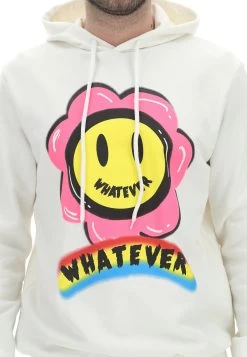 Felpa Con Cappuccio Whatever Con Maxi Stampa Frontale E Logo -Negozio Da Uomo Alla Moda 4fcbadfb28160971ec0d796236145ad6
