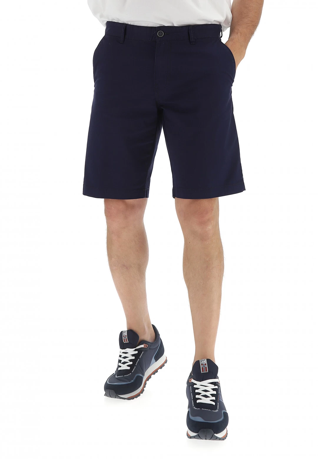 Bermuda Chino Fynch-hatton Uomo In Cotone 7 Bermuda Chino Fynch-hatton Uomo In Cotone - immagine 5