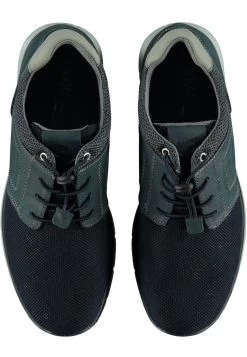 Scarpe Con Lacci Elastici Enval Soft 1710500 In Pelle E Tessuto Blu Con Sottopiede Memory -Negozio Da Uomo Alla Moda 523c7c57f49d9ec24df1882ef9200f7f