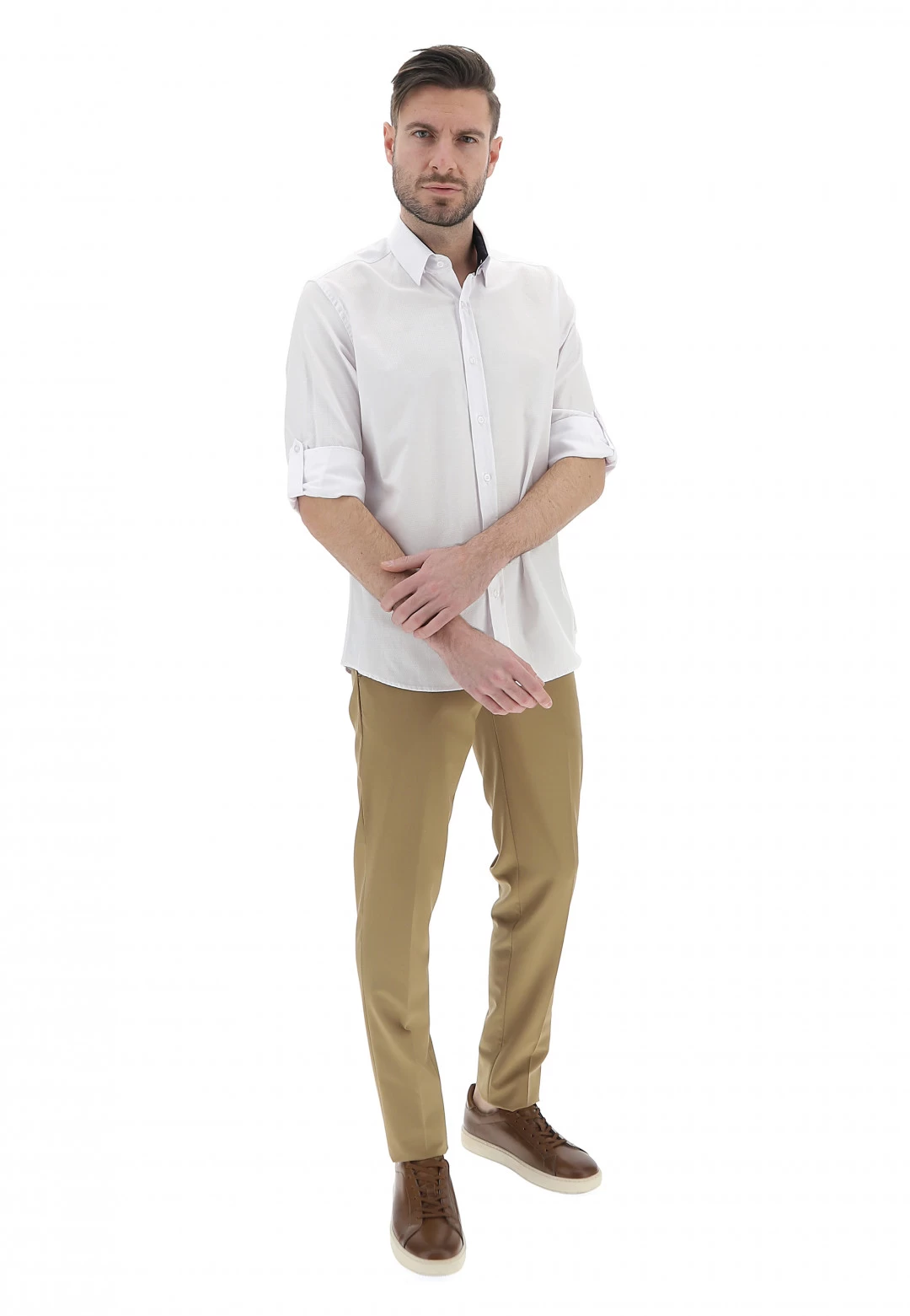 Camicia Uomo èks Regular Fit In Tessuto Operato 6 Camicia Uomo èks Regular Fit In Tessuto Operato - immagine 4