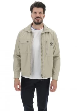 Giubbino In Cotone Cape Horn Full Zip Con Tasche Frontali