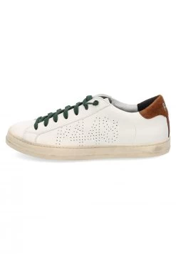 Sneakers P448 F22john In Pelle Con Retro In Camoscio Made In Italy