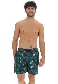 Boxer Da Mare Stampa Felce E Surf All Over Blend Uomo