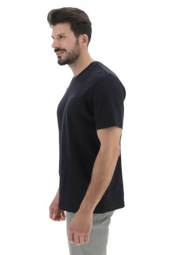 T-shirt Bugatti Uomo In Cotone E Scritta Logo A Contrasto Sul Petto -Negozio Da Uomo Alla Moda 5766d9f2021dac575d7e9470f9b58f8b