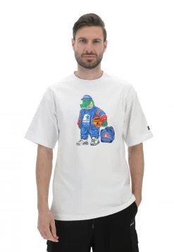 T-shirt Starter Con Stampa Gommata Frontale