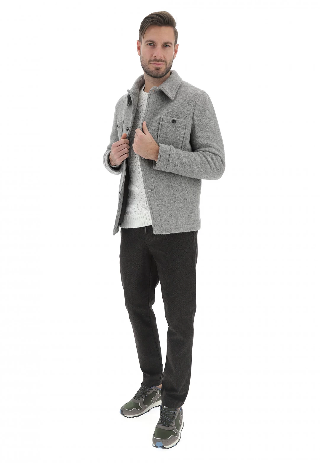 Cappottino Taglio Giacca In Lana Cotta 8.9 Uomo 7 Cappottino Taglio Giacca In Lana Cotta 8.9 Uomo - immagine 5