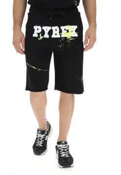 Bermuda Pyrex Stampa Effetto Vernice Uomo