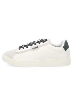 Sneakers Colmar Bates Plain 226 Bianco Con Retro Verde