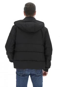 Calvin Klein Jeans Bomber Con Cappuccio Calvin Klein Jenas Uomo Full Zip Con Logo Piccolo Sul Petto -Negozio Da Uomo Alla Moda 5a760fb484b13d10537cead8990594f5