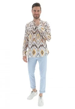 Camicia Leggera Con Collo Alla Coerana Over/d Fantasia All Over 10 Camicia Leggera Con Collo Alla Coerana Over/d Fantasia All Over -Negozio Da Uomo Alla Moda 5c258a4d52aa9722efa44defb335dcc2