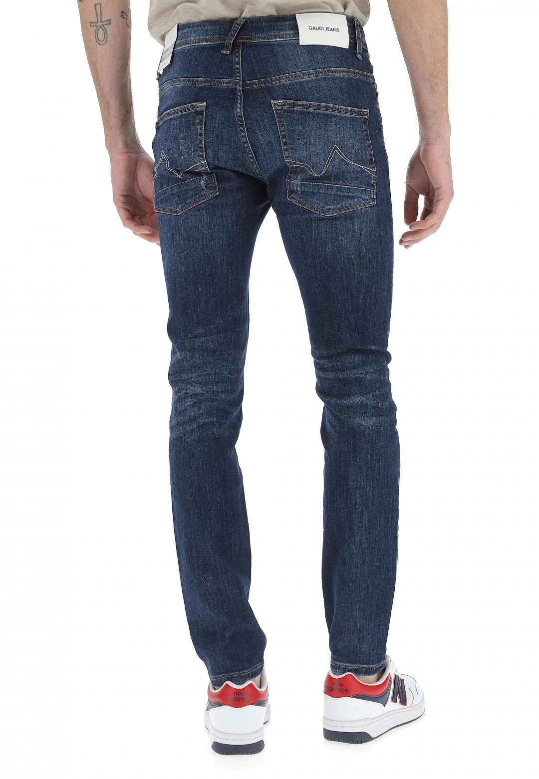 Gaudi Jeans Uomo Gaudì Gu26009 Elasticizzati Con Micro Rotture 5 Gaudi Jeans Uomo Gaudì Gu26009 Elasticizzati Con Micro Rotture - immagine 3