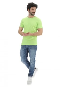 T-shirt Age Girocollo Taglio Vivo Basic -Negozio Da Uomo Alla Moda 5f34d1378d361c2fefdc21a87b8eafee