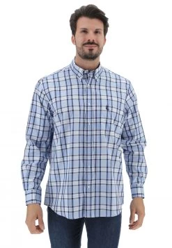 Camicia A Quadri Manica Lunga Regular Rotte Medieterranee