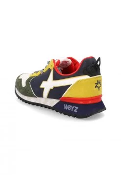 Sneakers W6yz Jet-m. In Tessuto Tecnico E Suede Con Dettagli Rossi E Gialli -Negozio Da Uomo Alla Moda 61fbe4e195dc6b6534de30867cec2efc