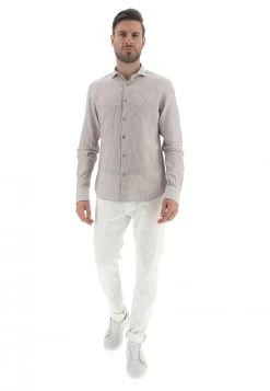 YES.ZEE Camicia Yes Zee Uomo Rigata In Misto Lino E Cotone 10 YES.ZEE Camicia Yes Zee Uomo Rigata In Misto Lino E Cotone -Negozio Da Uomo Alla Moda 6237ccd3f35b82dc2e89a3e4718cd8b4