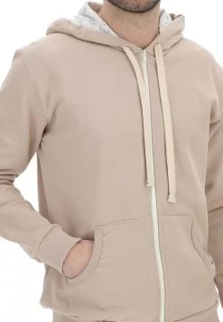 Felpa Garzata Con Cappuccio Interno Bottonato Age Uomo -Negozio Da Uomo Alla Moda 650227df35a717d7e0faa26fcfaa53cb