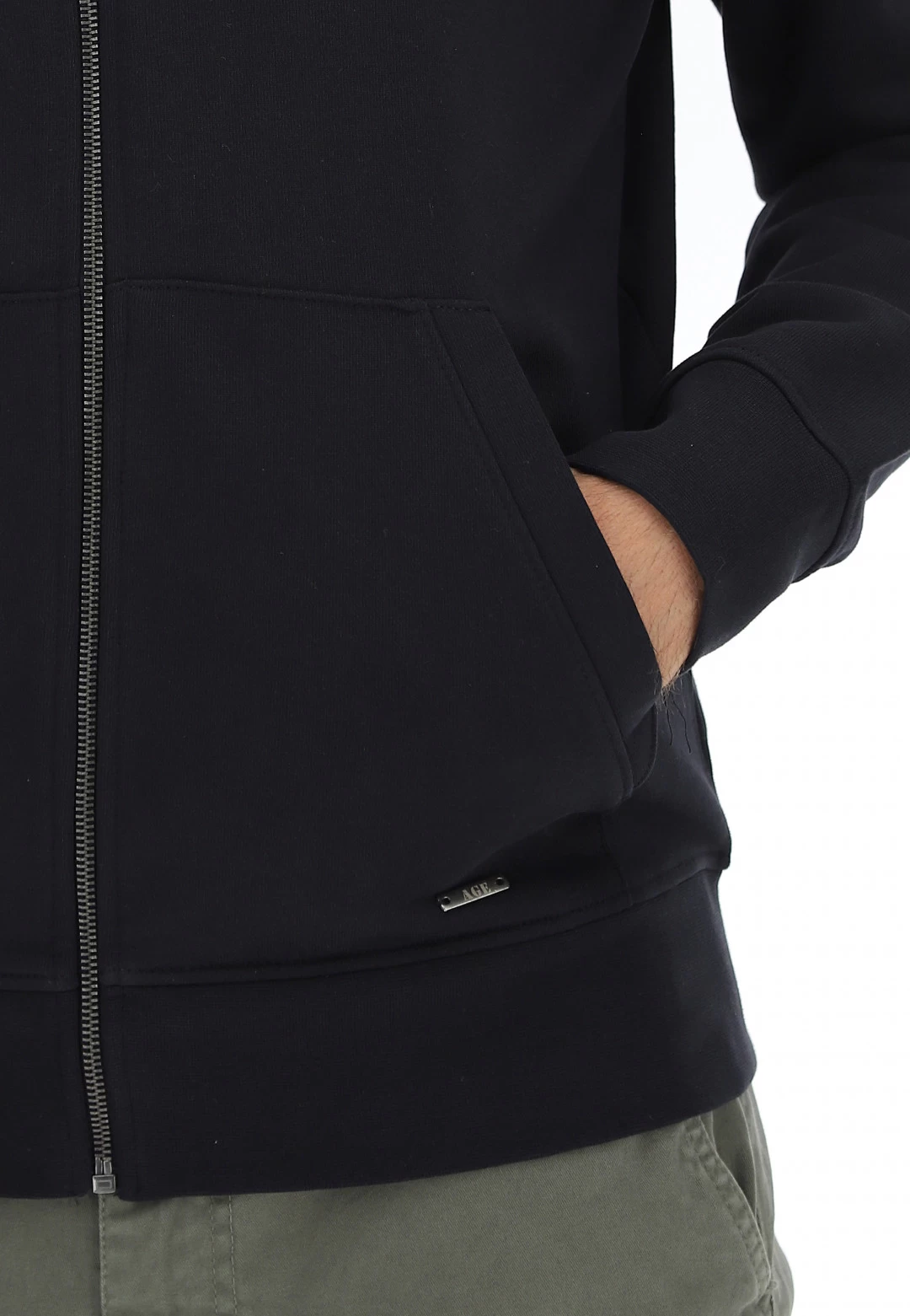 Felpa Garzata Con Zip Age P13201 16 Felpa Garzata Con Zip Age P13201 - immagine 14