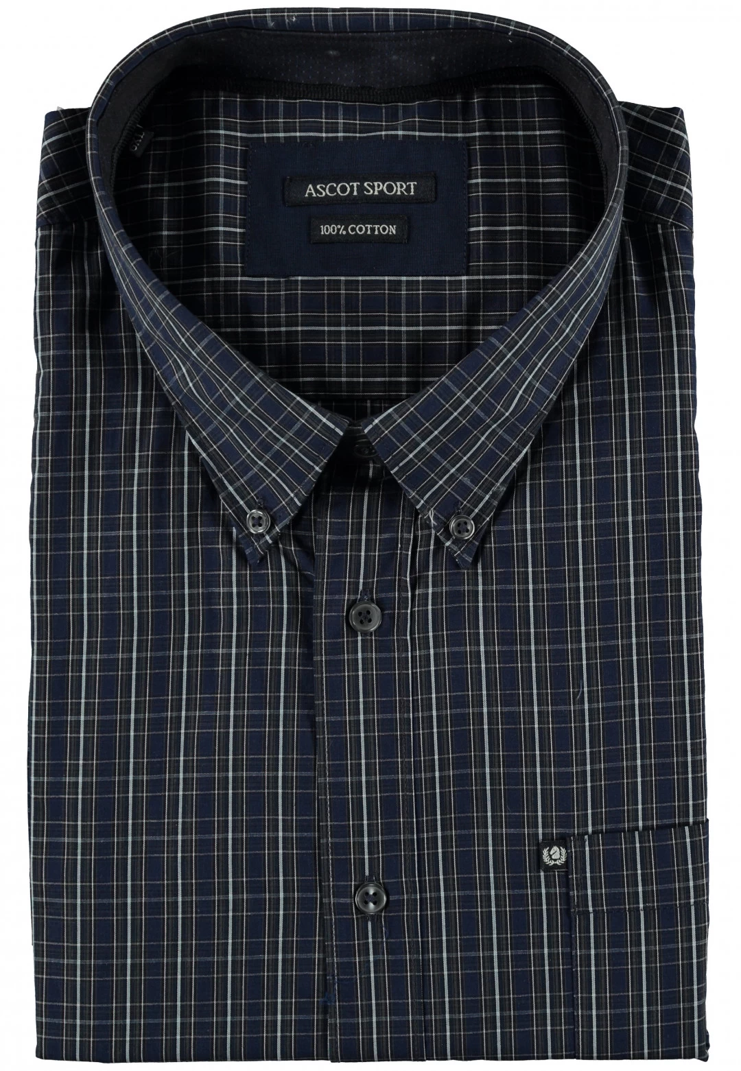 Camicia Manica Lunga Ascot Sport Comfort Fit In Cotone 5 Camicia Manica Lunga Ascot Sport Comfort Fit In Cotone - immagine 3