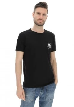 Girocollo Con Taschino Stampato In Cotone Fiammato -Negozio Da Uomo Alla Moda 687e02d4587696908adb344fa49c4190