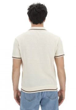 Polo Con Bottoni 8.9 Uomo In Maglia Lavorata E Profili A Contrasto 9 Polo Con Bottoni 8.9 Uomo In Maglia Lavorata E Profili A Contrasto -Negozio Da Uomo Alla Moda 68a323f715030446deda68c90f60712c
