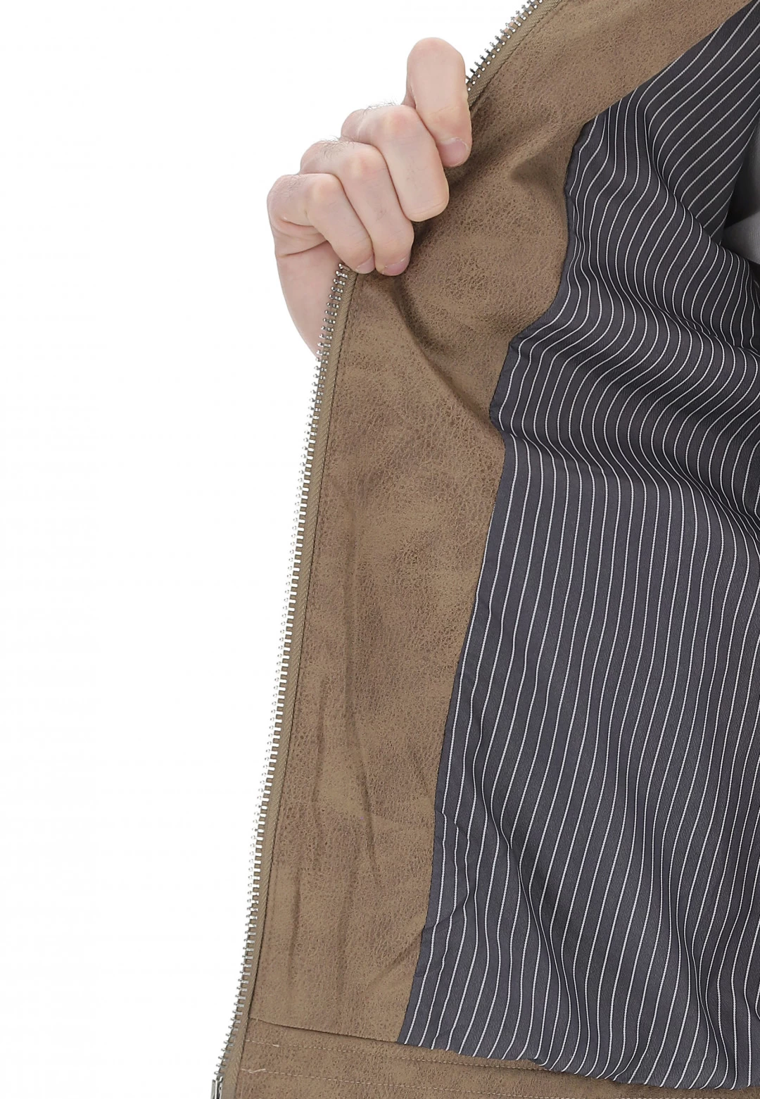 Gaudi Giacca In Similpelle Gaudì Con Collo A Fascetta Basso 8 Gaudi Giacca In Similpelle Gaudì Con Collo A Fascetta Basso - immagine 6