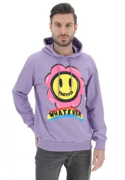 Felpa Con Cappuccio Whatever Con Maxi Stampa Frontale E Logo -Negozio Da Uomo Alla Moda 6c42f9082aa2bcbe4cb828d9d36d0dae