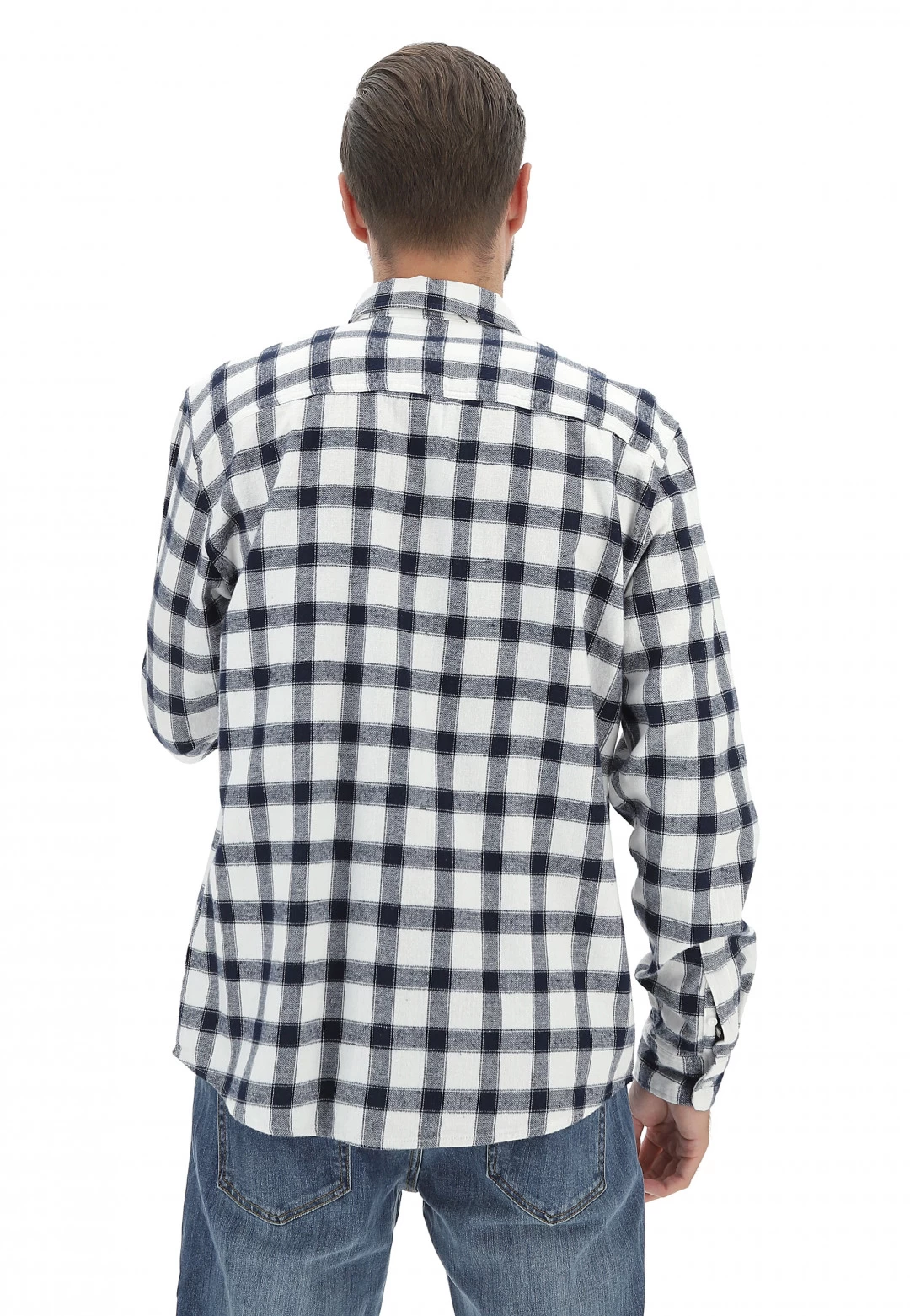 Camicia A Quadri Blend Felpata In Cotone 5 Camicia A Quadri Blend Felpata In Cotone - immagine 3