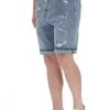 Bermuda Loose Fit Con Rotture 8.9 -Negozio Da Uomo Alla Moda 6d09c96a1673f4d982cc6eed24b7f3d1