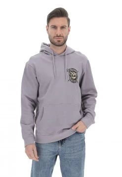 Felpa Element Uomo Con Cappuccio E Stampa Fronte E Retro