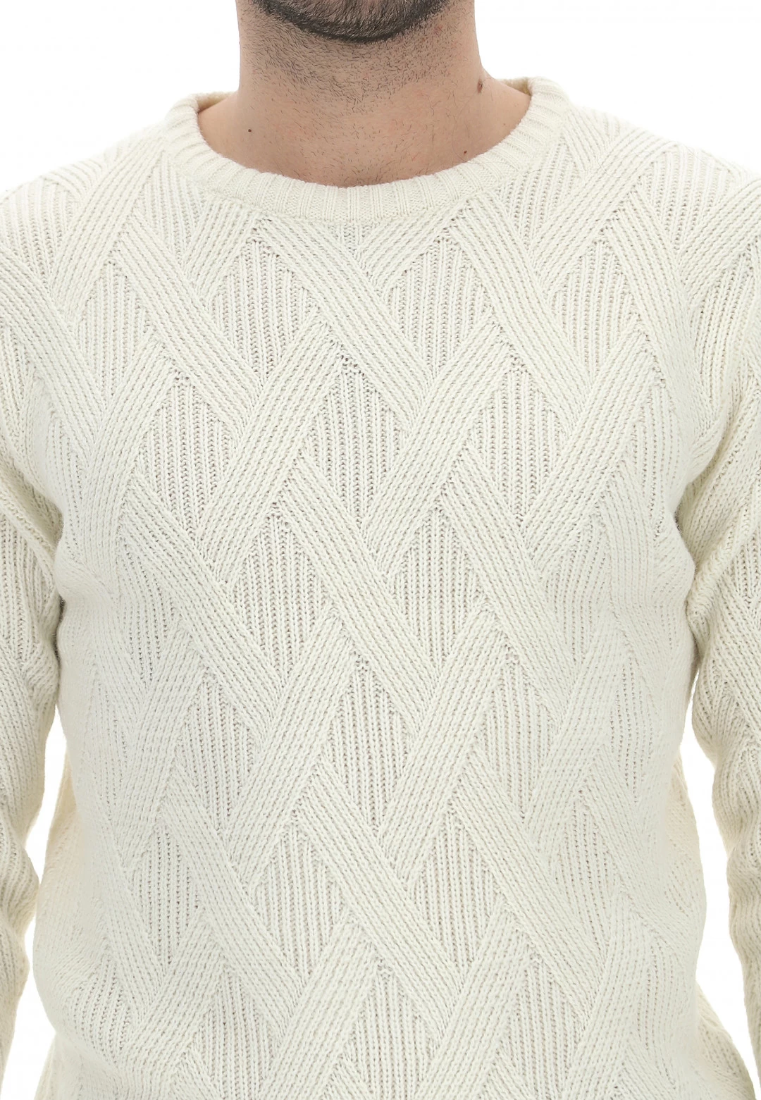 Girocollo Intrecciato Misto Lana Age Uomo 6 Girocollo Intrecciato Misto Lana Age Uomo - immagine 4