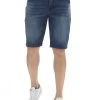 Bermuda Stretch In Denim Be Board Uomo Lavaggio Scuro