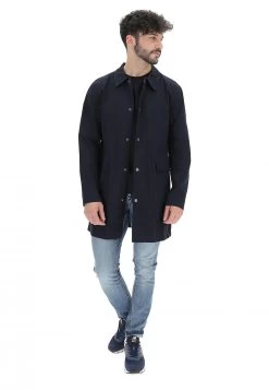 Giacca Impermeabile In Cotone Blu 10 Giacca Impermeabile In Cotone Blu -Negozio Da Uomo Alla Moda 724d090c83b0751f2eb1bcf3718fb375