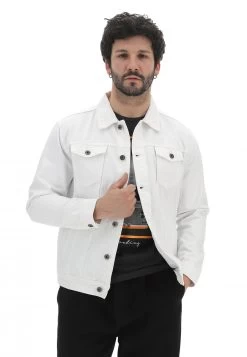 Giubbino Age In Denim Verde Militare