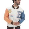 Bomber Age College Tricolor In Cotone Made In Italy Con Bottoni -Negozio Da Uomo Alla Moda 75c421269e99ab69d48d546279d90ec2