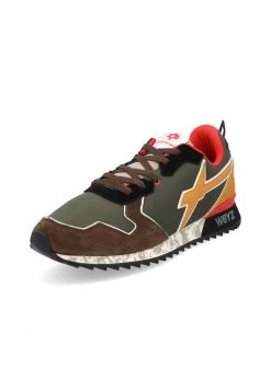 Sneakers W6yz Jet-m Verde Con Dettagli Ocra, Marrone E Rosso 10 Sneakers W6yz Jet-m Verde Con Dettagli Ocra, Marrone E Rosso -Negozio Da Uomo Alla Moda 75e6d9a9ef56296b86fbac6b42124d45