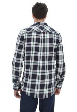 Camicia A Quadri Tommy Hilfiger Dm0dm15112 In Cotone Con Logo Ricamato -Negozio Da Uomo Alla Moda 76a3b0def883294db2e1bd71e8e0ea70