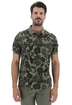 Polo Manica Corta Fantasia Floreale Monte Carlo