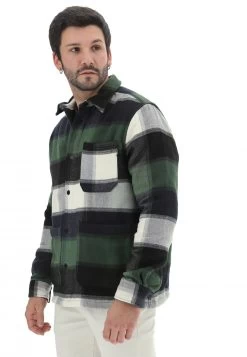 Giacca Pesante Only&sons In Fantasia Scozzese Uomo