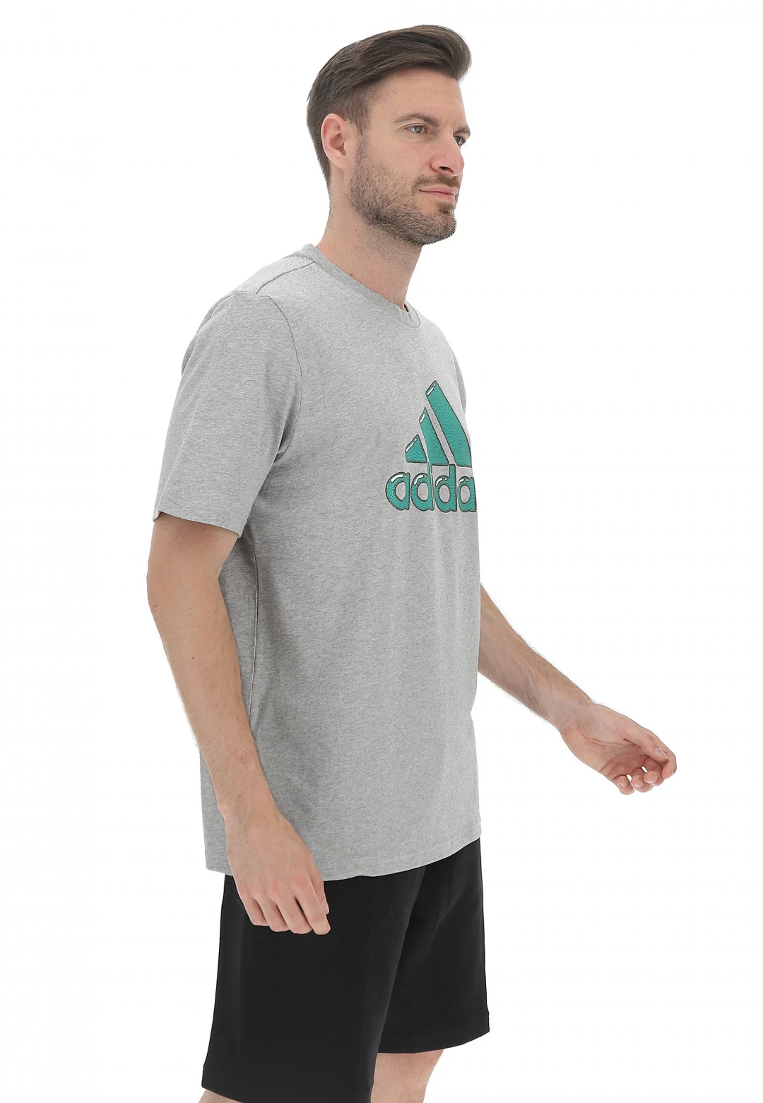 T-shirt In Cotone Adidas Uomo Con Stampa Frontale 4 T-shirt In Cotone Adidas Uomo Con Stampa Frontale - immagine 2