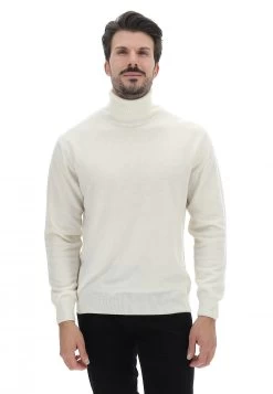 Dolcevita Uomo Morgano In Misto Lana Merino E Cashmere Made In Italy