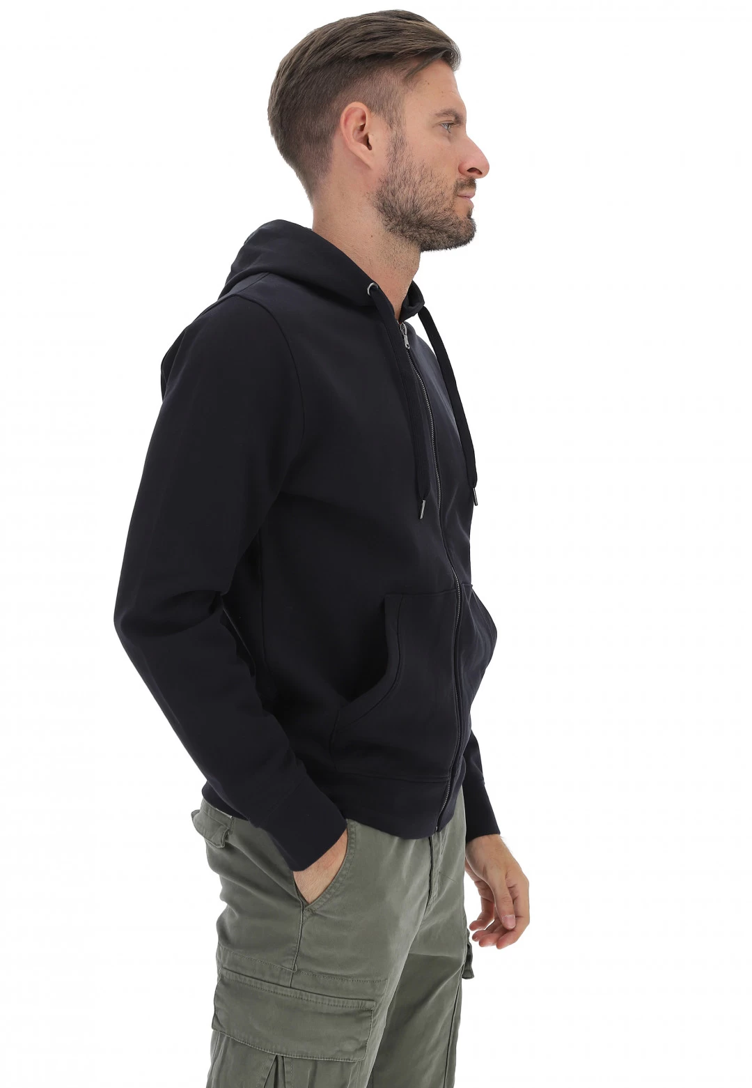 Felpa Garzata Con Zip Age P13201 14 Felpa Garzata Con Zip Age P13201 - immagine 12