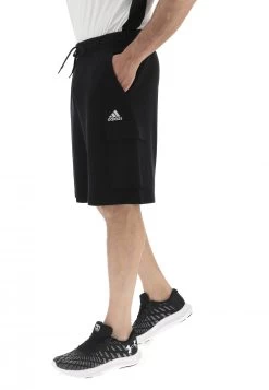 Bermuda Adidas Tasconato Con Logo Piccolo Ricamato