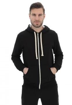 Felpa Garzata Con Cappuccio Interno Bottonato Age Uomo -Negozio Da Uomo Alla Moda 84924a8942d2fe65a1d7f1eaf6738ac1