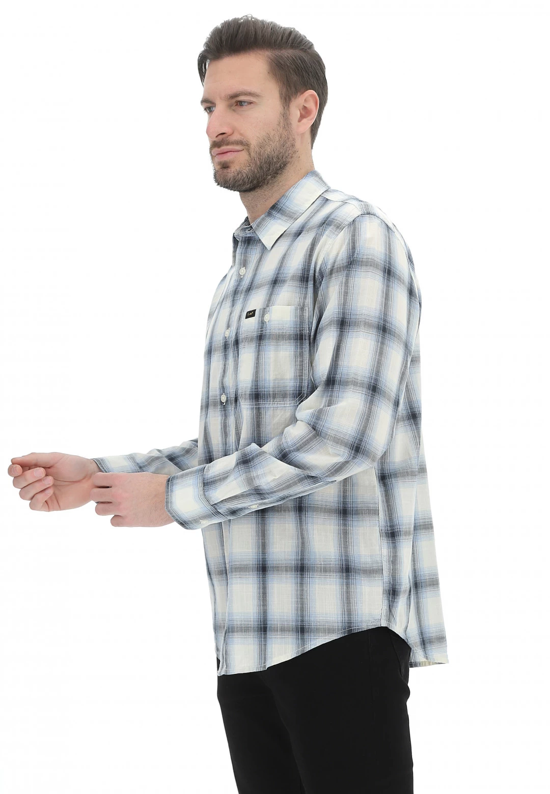 Camicia Uomo Lee In Cotone A Quadri Regular Fit 4 Camicia Uomo Lee In Cotone A Quadri Regular Fit - immagine 2