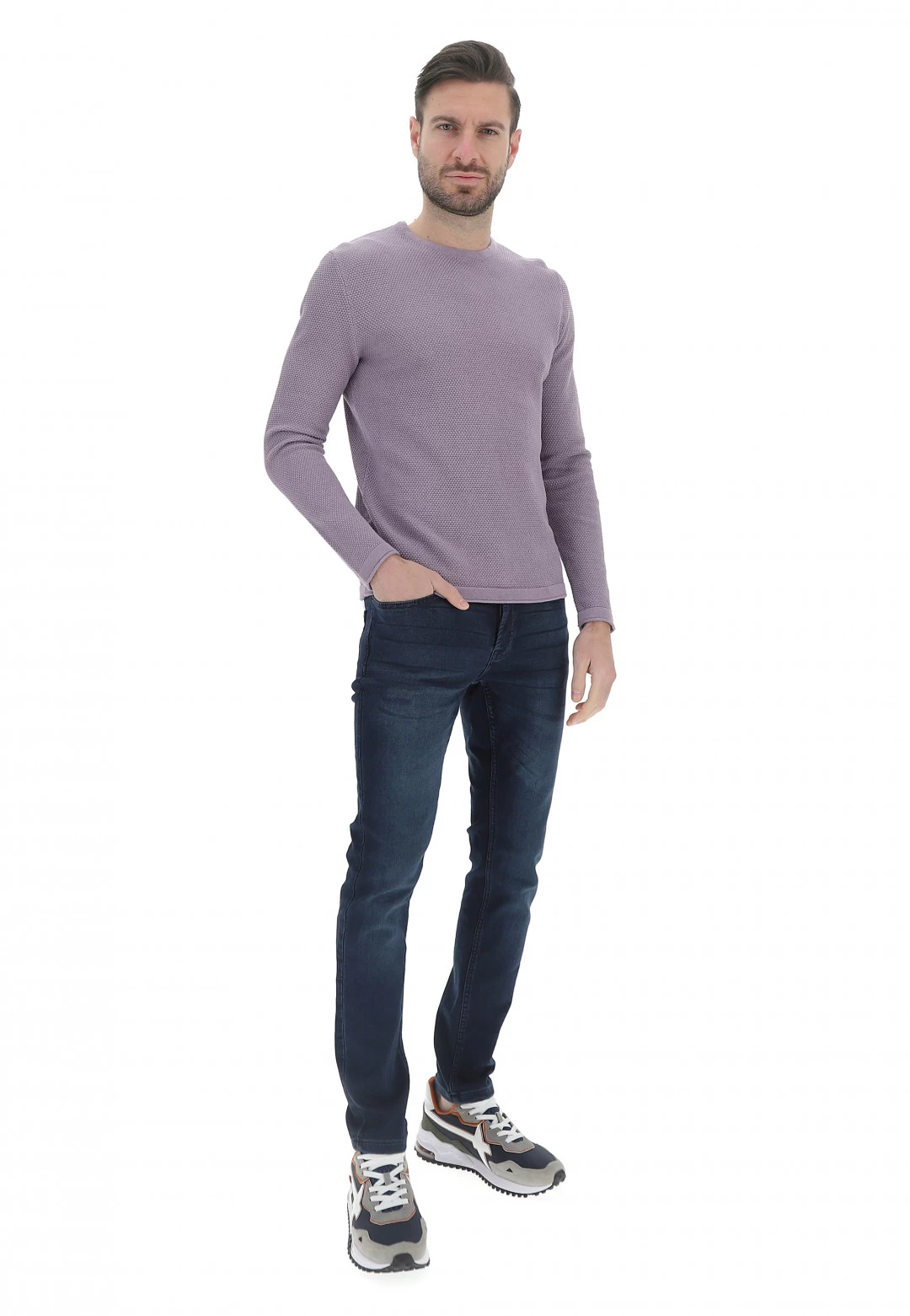 Girocollo Uomo Only & Sons In Cotone Lavorato 6 Girocollo Uomo Only & Sons In Cotone Lavorato - immagine 4