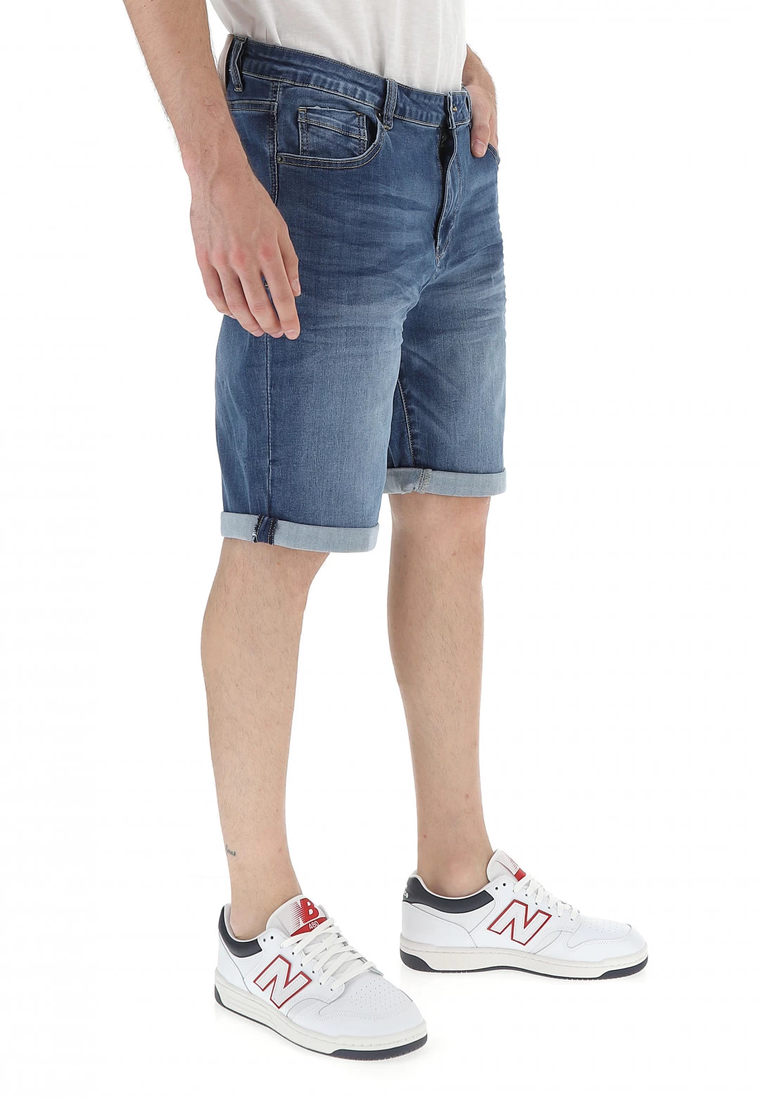 Bermuda Stretch In Denim Age Uomo 4 Bermuda Stretch In Denim Age Uomo - immagine 2