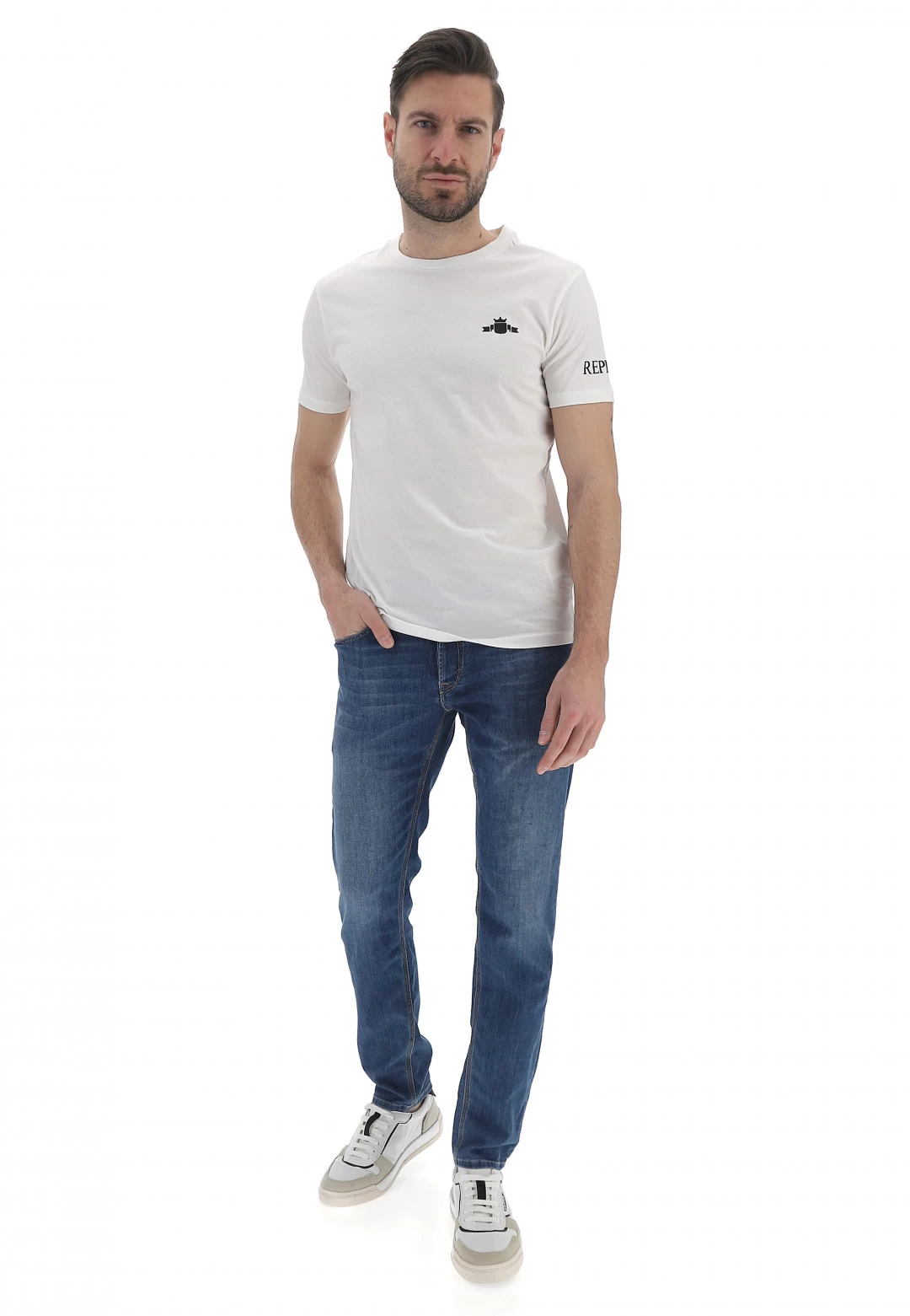 T-shirt Replay Uomo M647222980p 6 T-shirt Replay Uomo M647222980p - immagine 4